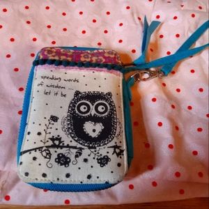Natural Life Wristlet with Owl #letitbe